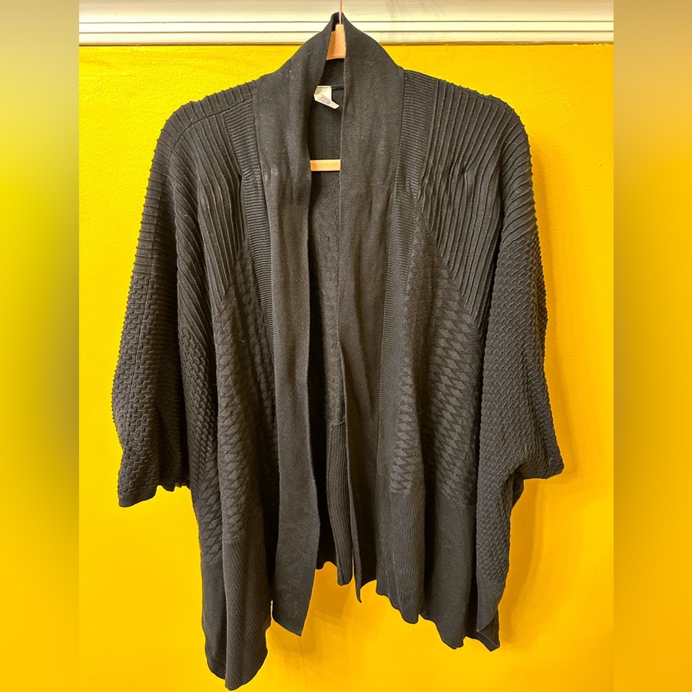 Lululemon black sweater wrap thing